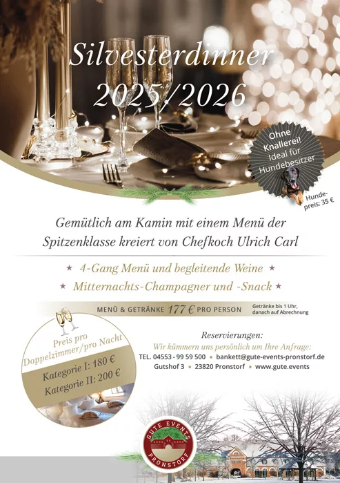 Silvester auf gut Pronstorf